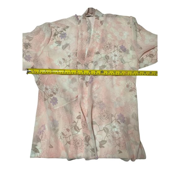 Intimo Donatella Nightgown XL Robe M Womens Fairy Whimsy READ Pink Floral - Picture 16 of 16